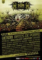 venom black metal poster portugal 2011