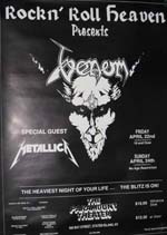 venom black metal new yourk 1983 live