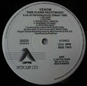 venom black metal collection homepage