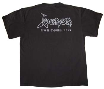 venom tour shirt USA 2006