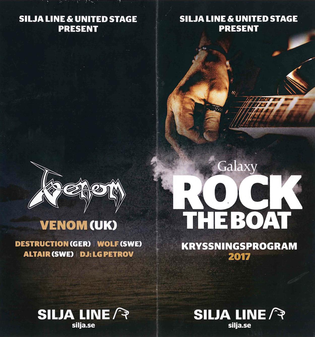 venom black metal rock the boat programme