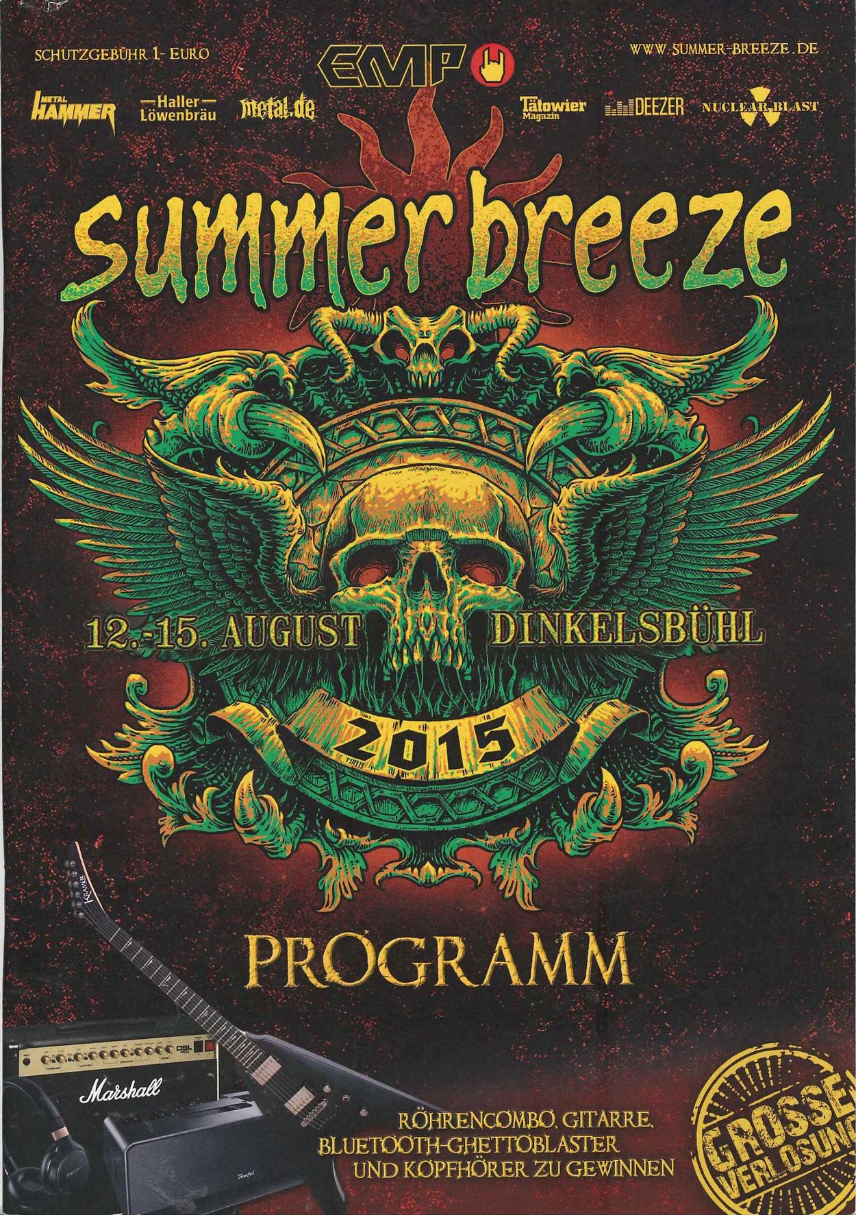 venom black metal summer breeze programme 2015