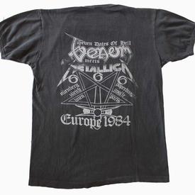 venom 7 dates of hell tour shirt 1984