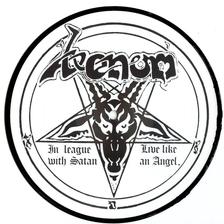 venom in leauge with satan picture disc