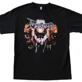 venom black metal skull hand shirt official shirt
