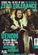 venom black metal zero tolerance magazine january 2015