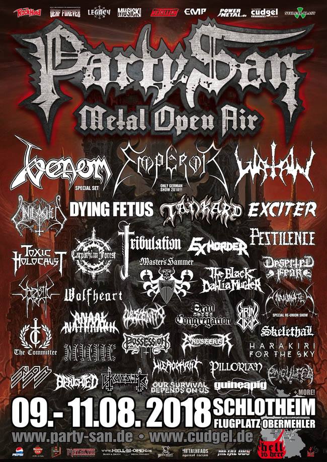 venom black metal tour 2018 poster