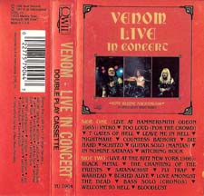 venom black metal collection homepage rare tape