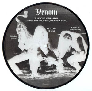 In Leauge With Satan Bootleg Picture Disc