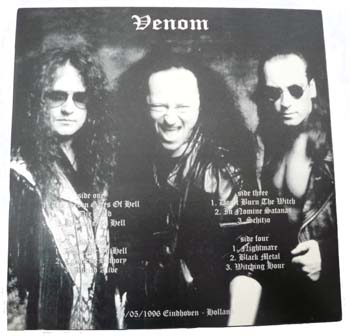 venom black metal EINDHOVEN 1996 BOOTLEG