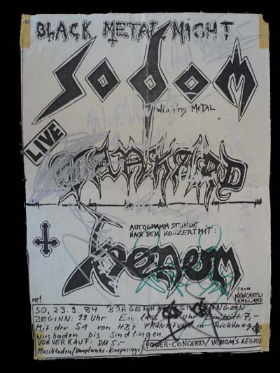 venom black metal Night Poster
