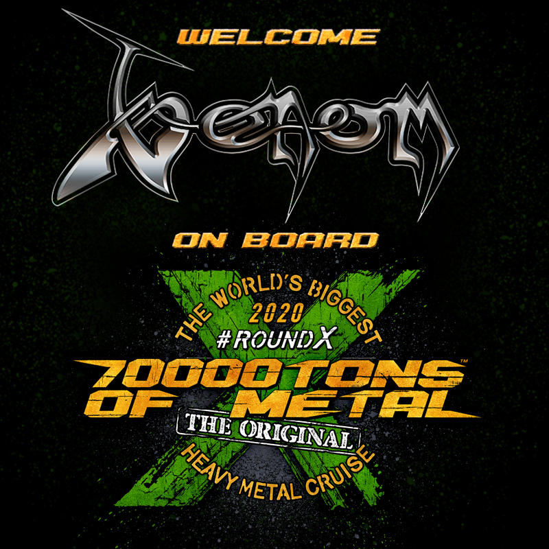 Venom Black Metal News 70 000 tons of metal