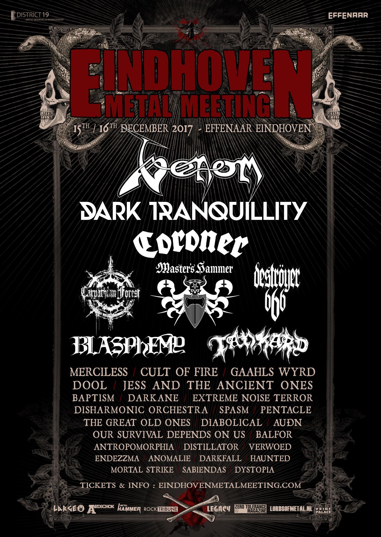 venom black metal eindhoven 2017 poster