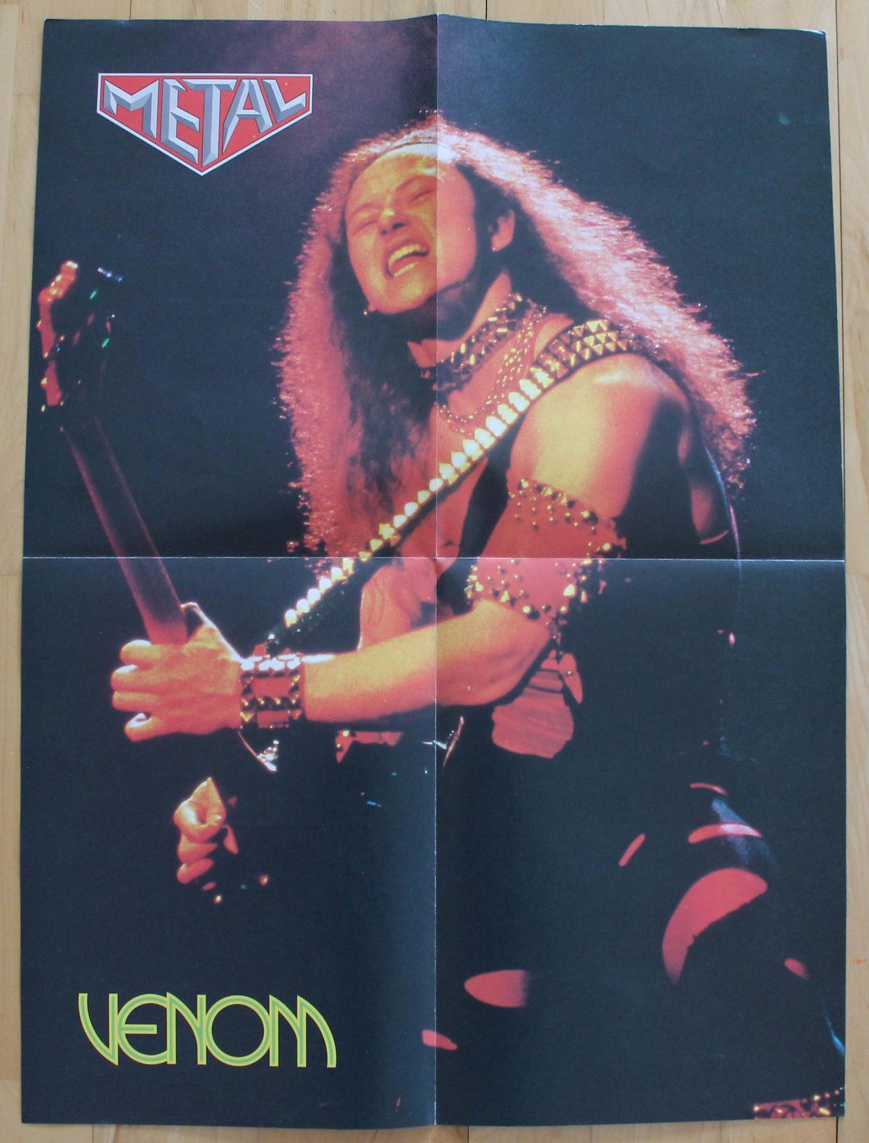 venom black metal poster metal italy 1992