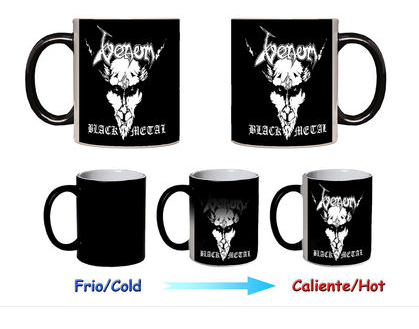 Venom ceramic mug black metal
