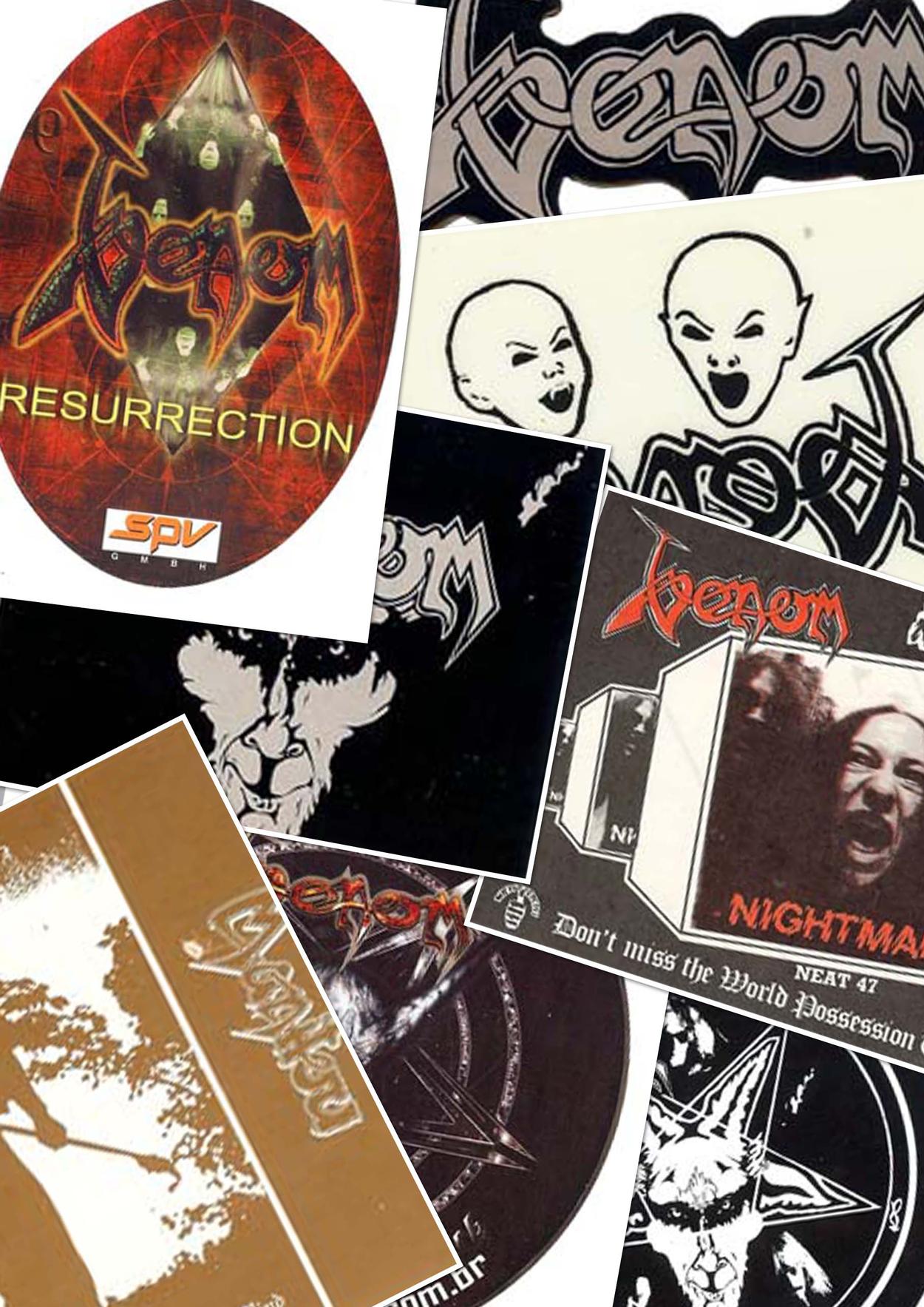 venom black metal collection homepage stickers