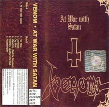 Venom Tapes aw war with satan poland cassette