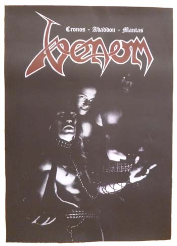 venom black metal classic line-up poster