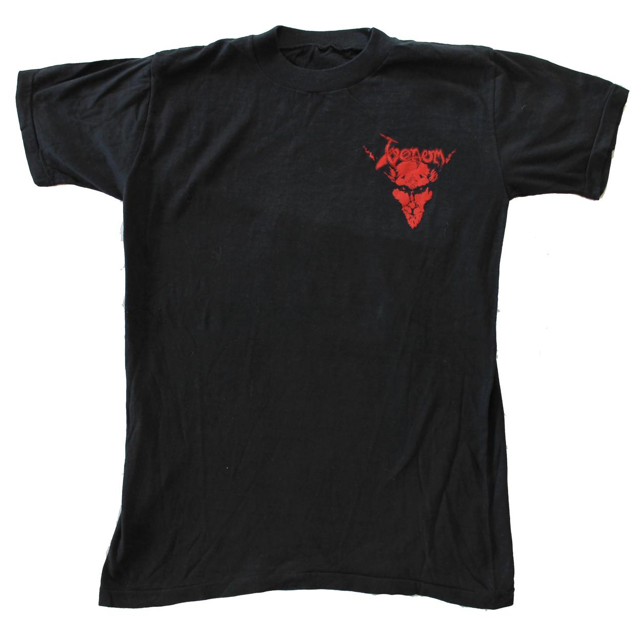 venom black metal crew shirt 1984 tour