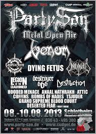 venom black metal party san summer 2013