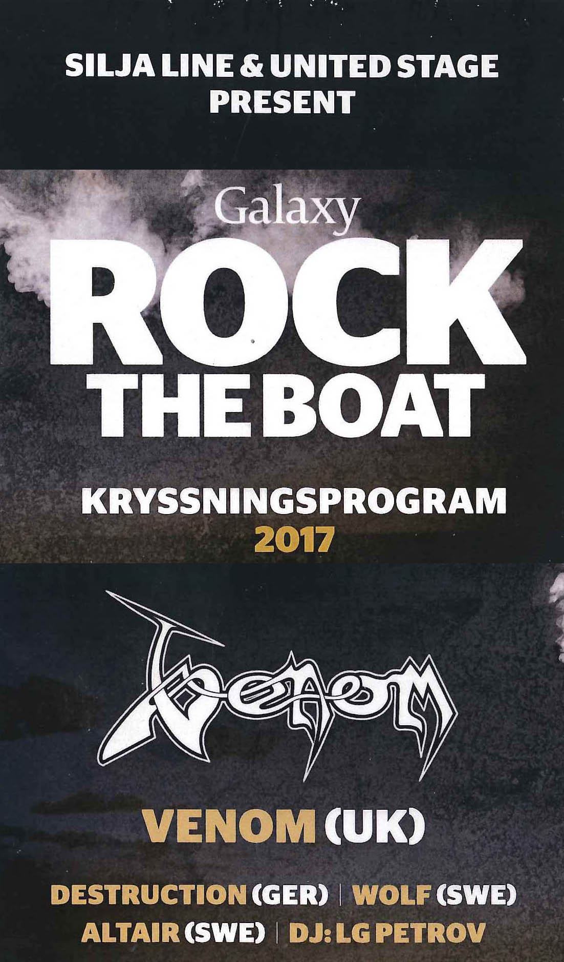 Rock the Boat Galaxy sweden 2017 concert
