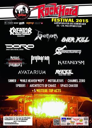 venom black metal rock hard poster 2015