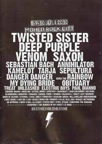 venom rockweekend programme 2010