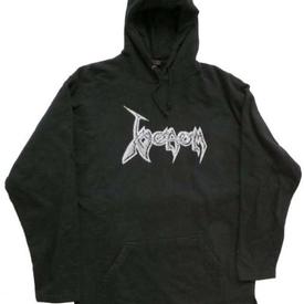 venom black metal hodded shirt official