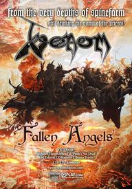 venom black metal collection homepage fallen angels album poster