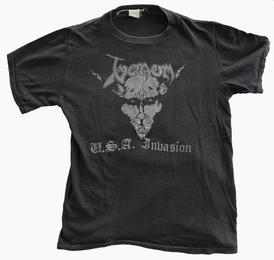 venom usa invasion tour shirt 1983