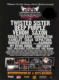 venom black metal rockweekend festival poster 2010