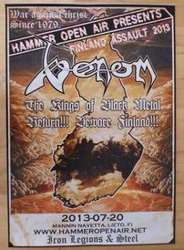 venom black metal tour posters