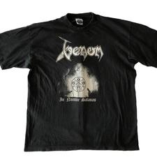 venom black metal rare shirt in nomine satanas