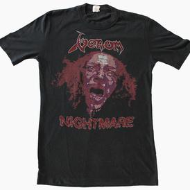 venom black metal rare tour shirt 1985