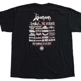 venom black metal noctis festival 2012 tour shirt