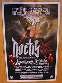 venom black metal noctis festival poster 2012
