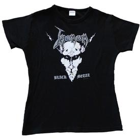 venom black metal skinny shirt