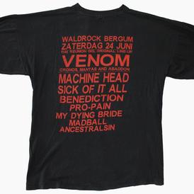 venom black metal waldrock festival 1995 rare shirt