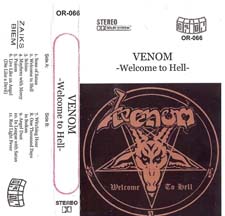 Venom welcome to hell tape